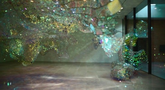 Soo Sunny Park's installation - Unwoven light