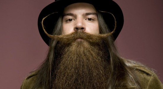 Extravagant beards and moustaches