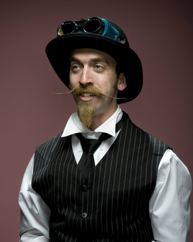 Extravagant beards and moustaches photography by Dave Mead