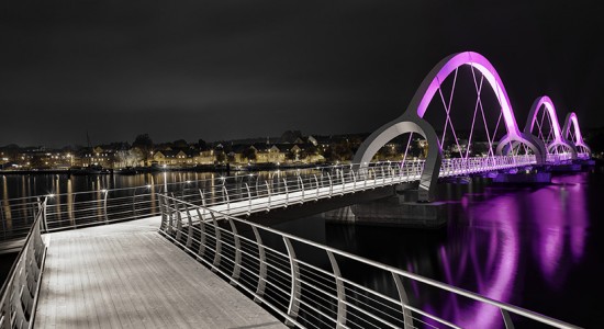 Sölvesborg's bridge in Sweden