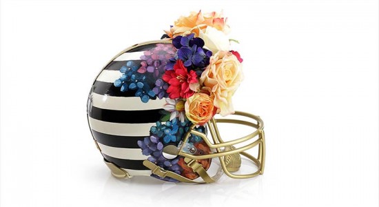 Haute couture Super Bowl helmets