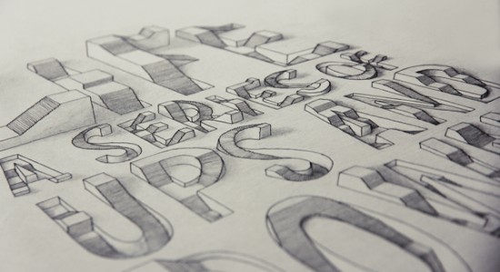 3D typography by Lex Wilson